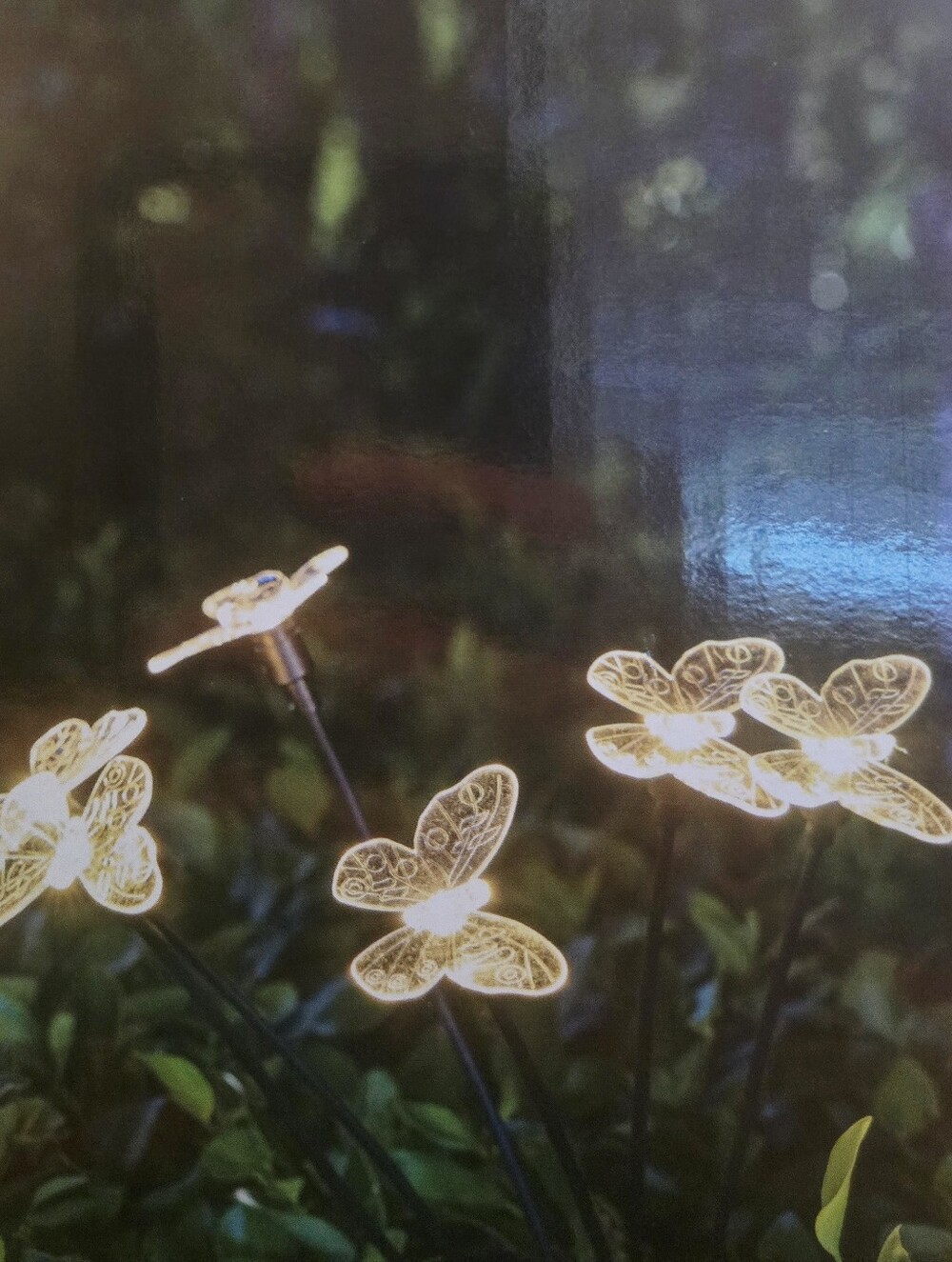 New! The Spring Shop 6 Pc. Butterfly LED Solar Garden Stakes
